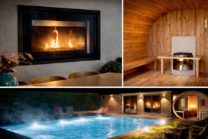 Villa 5* Piscine chauffée Cheminée Sauna Vue mer
