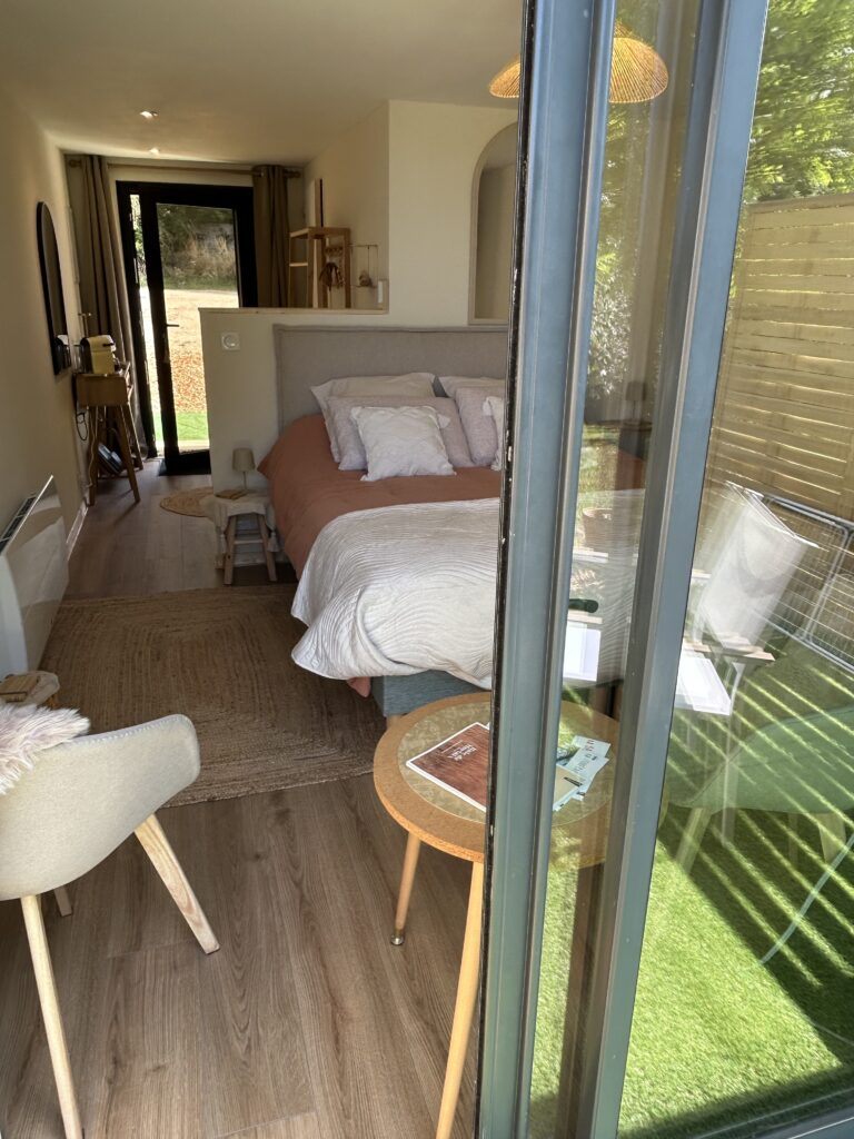 Chambre vue sur prairie